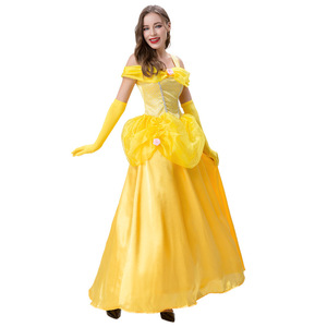Disfraz de Princesa <span class=keywords><strong>Bella</strong></span> para Adultos, Disfraz de Halloween, Película <span class=keywords><strong>La</strong></span> <span class=keywords><strong>Bella</strong></span> <span class=keywords><strong>y</strong></span> <span class=keywords><strong>la</strong></span> <span class=keywords><strong>Bestia</strong></span> - Product Image 5