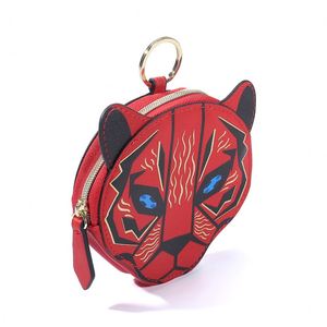 Creative Mini Zipper Leather Coin Purse <b>Wallet</b> for Girls Man Key Card Holder Waterproof <b>Cute</b> Cartoon Coin Purse - Product Image 1