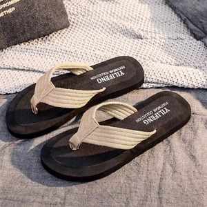 Tongs pour hommes, style coréen, chaussures de plage d'été, pantoufles tendance, tongs polyvalentes antidérapantes, sandales confortables pour hommes - Product Image 4