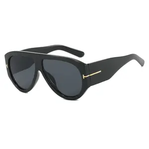 2024 New T-frame Sunglasses Pilot Toad Fashion Sunglasses for Women UV 400 Protective Hot Sale Wholesale Sun Glasses