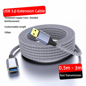 Cable <span class=keywords><strong>de</strong></span> Extensión USB 3.0 Macho a Hembra |   Conexión <span class=keywords><strong>de</strong></span> <span class=keywords><strong>video</strong></span> HD para computadora, monitor y proyector |   Ideal para Jugar y Trabajar - Product Image 5