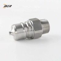 Raccord rapide hydraulique mâle en acier inoxydable 1/2 YAB, série ISO 7241-1A, vente chaude