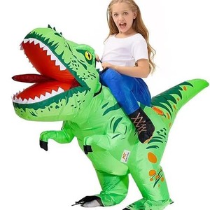 <strong>Inflatable</strong> Halloween Mascot <strong>Riding</strong> Dinosaur <strong>Costume</strong> for Kids Unisex Party Suit of All Ages - Product Image 4