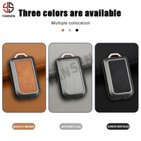 Porte-clés de voiture en cuir porte-clés coque de clé intelligente pour Suzuki Swift Wagon R Jimny Sierra Spacia Ertiga accessoires