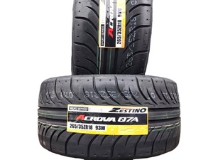 Pneus de course <span class=keywords><strong>Zestino</strong></span> <span class=keywords><strong>ACROVA</strong></span> <span class=keywords><strong>07A</strong></span>, pneus semi-slick, 275/35ZR18 255/30R19 pour course d'endurance, usure de la bande de roulement 280 - Product Image 6