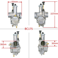 Nouveau carburateur Kawa Saki Bayou220 KLF220 1988 2011 BC175 M starter moto remplacement