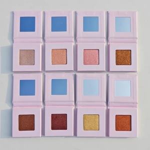 Etiqueta privada Alto pigmento Diamond Shimmer Highlight Palette Cosméticos naturales Polvo prensado Personalice su marca - Product Image 4