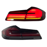Luces Traseras SJC Auto para BMW Serie 5 G30 F90 G38 2018-2020, Actualización 2021+ Estilo LCI, Luces de Giro