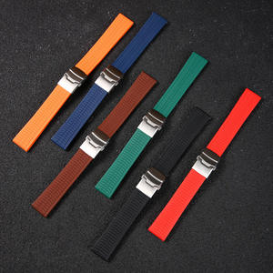 Bracelet de remplacement en caoutchouc fluoré pour <span class=keywords><strong>montre</strong></span> étanche Blue Needle <span class=keywords><strong>Eco</strong></span>-<span class=keywords><strong>Drive</strong></span> 20/22/24mm pour hommes - Product Image 6