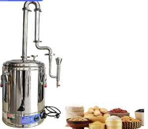 Machine à distiller l'alcool de qualité professionnelle, personnalisable, en acier inoxydable, pour usage domestique, pour la production de vin et d'eau distillée - Product Image 6