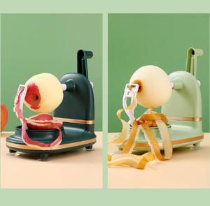 Éplucheur à pommes manuel, lame multifonctionnelle en acier inoxydable, outil à fruits, éplucheur à fruits à manivelle pour la cuisine à domicile - Product Image 2
