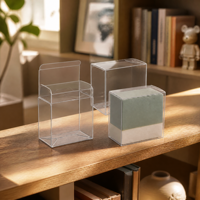 Boîte de protection transparente en PET de 0,5 mm avec boucle automatique de haute qualité, personnalisable, avec logo OEM, pour la vente en gros de jouets