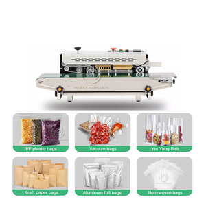Small Mini Portable Continuous Semi Automatic Grain Coffee <b>Beans</b> Powder Filling <b>Heat</b> <b>Bag</b> Sealing Machine Seal Machine Sealing - Product Image 5