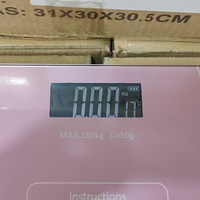 Timbangan kamar mandi Digital cerdas untuk komposisi tubuh, timbangan rumah tangga terhubung Bluetooth, fitur BMI berat maksimum 180kg