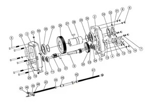 SMRY3 0.55KW réducteur de vitesse à montage d'arbre hélicoïdal réducteur de vitesse à couple élevé pour l'agriculture - Product Image 4