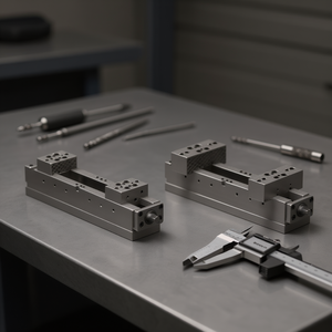 Ttake Self Centering Modular <b>Vice</b> With Smooth Rhomboidal Jaws Modular <b>Vices</b> For Precision Machining - Product Image 3