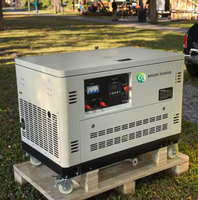 Générateur silencieux à double carburant propane GPL 5 kW 10 kW 12 kW 20 kW 30 kW avec démarrage à distance pour maison, GPL, GNC, gaz naturel