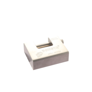 Cadenas à glissière rectangulaire durci, corps en acier solide de 84mm, cadenas à volet, serrure de conteneur d'expédition - Product Image 6