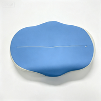 Coussin de siège ergonomique en mousse à mémoire de forme pour le coccyx, soutien orthopédique du coccyx, coussin dorsal avec housse en maille respirante pour chaise de bureau et voiture