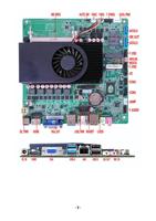 Carte mère Mini ITX d'usine Intel DDR3 8 Go 4*2.5G LAN 2*M.2 1*PCIE4X 6*SATA pour NAS domestique, Mini PC, PC de bureau et PC de jeu