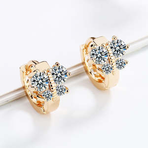 18K <b>Gold</b> Filled Huggie <b>Hoop</b> Earrings <b>Chunky</b> <b>Gold</b> Plated <b>Hoops</b> for Women Trending Hypoallergenic Daily Jewelry NonTarnish - Product Image 5