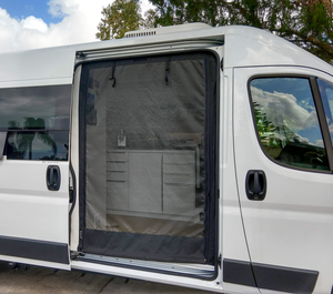 Schermo per insetti porta laterale RV Fly Screen per velocista/transito/Promaster tetto alto <span class=keywords><strong>Sprinter</strong></span> lato Van porta dello schermo volante - Product Image 5