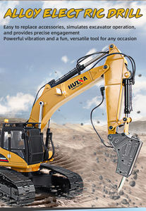 Excavadora de Metal a Control Remoto Huina 1580 Escala 1:14 Vehículo de Construcción e Ingeniería de Juguete RC - Product Image 4