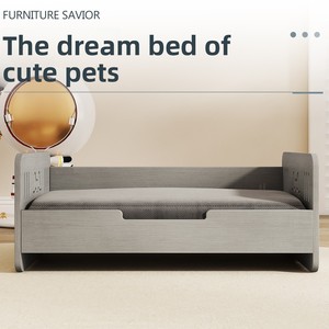 <span class=keywords><strong>Vente</strong></span> directe usine – Nouveau lit canapé surélevé pour animaux <span class=keywords><strong>de</strong></span> compagnie, universel quatre saisons, style simple, amovible, lavable, anti-humidité et respirant - Product Image 5