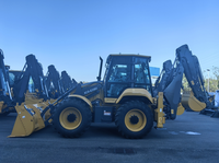 Mesin Konstruksi Populer 4WD Compact XC8-S3580 Backhoe Loader untuk Pekerjaan Kota