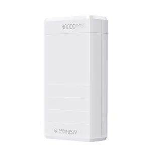Remax Pd 65W Qc 22.5W Portable Power Banks 40000Mah Rpp-310 Fast Charging Type-C Mobile Phone/Tablet/Laptop Powerbank 40000Mah