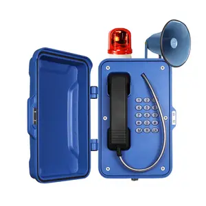 SIP Outdoor Emergency SOS Telephone Power Plant HELP Telephone With Horn