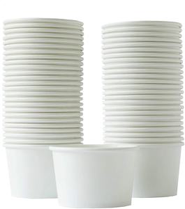 Bicchieri <span class=keywords><strong>di</strong></span> carta gelato con coperchi perfetti <span class=keywords><strong>per</strong></span> dolci e snack - Product Image 3