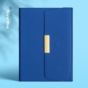 Vente chaude A3 couverture rigide bureau bloc-notes cahier 100 feuilles personnalisable Logo affaires boucle costume PU journal élégant costume cadeau - Product Image 6