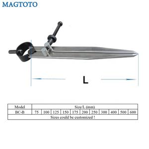 Platte been vaste moer vergrendeling binnen buiten lente remklauw divider - Product Image 2