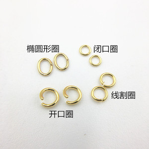 No Fade Jump <b>Ring</b> 100pcs/bag <b>Cheap</b> Price Wholesale Vacuum Plating Stainless Steel Open <b>Ring</b> for DIY Jewelry Findings - Product Image 6
