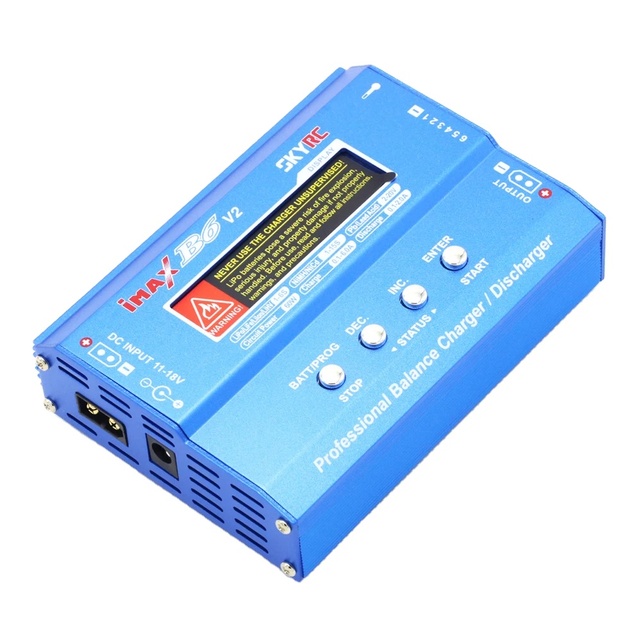 SKYRC IMAX B6 V2 Digital LiPo/NiMH Battery Balance Charger AC 12V 6A 60W Adapter 300mA/cell Safety Timer for RC Helicopter Toys