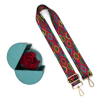 ZONESIN personnalisé bas quantité minimale de commande sac à main sangle arc-en-ciel décoration réglable bandoulière remplacement sac ceinture