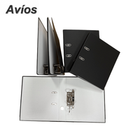 Carpeta Archivadora de Palanca A4 Negra Personalizada de 2 Pulgadas al por Mayor para Almacenamiento de Documentos