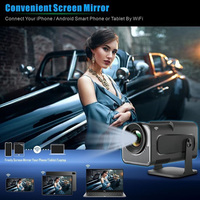 Mini projecteur HY320 Mini projecteur portable natif 1080P double WiFi6 BT5.0 projecteurs vidéo home cinéma mise à niveau HY320