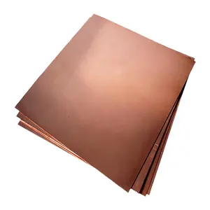 Placas de metal Golden 4x8 99,9% pure Copper Sheet Embalagem padrão Melhor preço T2 Copper C1100 Brass Pure Earth Plate preço