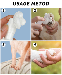 Shampoo pour pattes d'animaux, nettoyant pour pattes de chien et de chat, sans rinçage, avec poignée pliable, 150 ml - Product Image 6