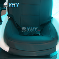 YHY Parc à thème VR intérieur, Cinéma de réalité virtuelle 9D, Chaise de mouvement spatiale à 4 places à monnayeur, Équipement de cinéma VR commercial