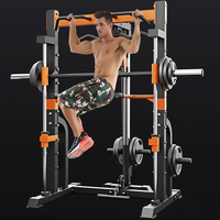 Machine Smith Gantry Multifonctionnelle Gain de Place pour Entraînement de Force à Domicile et Équipement de Fitness