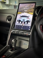 Autoradio GPS Android 13 avec écran vertical de 14,5 pouces pour Nissan GTR R35 2008-2020, système multimédia de voiture, lecteur DVD