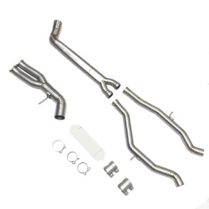 Collecteur intermédiaire simple en titane à haut débit pour moteur <span class=keywords><strong>BMW</strong></span> S55 - Compatible <span class=keywords><strong>F80M3</strong></span> F82M4, optimise le flux d'échappement et maximise les performances du moteur - Product Image 4