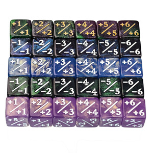 Juego de Dados Acrílicos para Enseñanza de Operaciones Matemáticas de Suma y Resta - Product Image 3