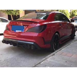 Nuevo Kit de Carrocería de Fibra de Carbono Húmeda para Mercedes-Benz CLA W117 2013-2019, Parachoques Delantero y Trasero, Alerón Trasero - Product Image 6