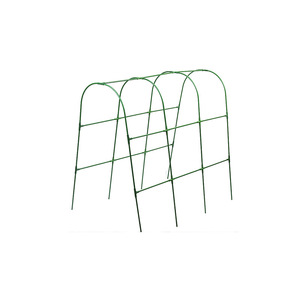 Treillis en fer vert pour plantes, support arqué pour légumes et plantes grimpantes, piquet de jardin facile à assembler - Product Image 1