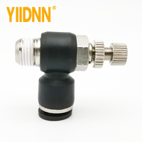 Joint de tuyau d'air en pouces JSC SL1/8 3/8 1/4 1/2NPT vanne de régulation filetée vanne de réduction raccords pneumatiques