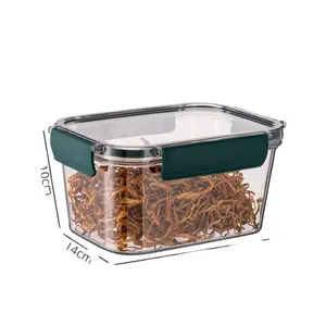 Cereal Display Airtight Food Storage Container Canister Set Dry foods Pantry Organization Plastic Clear Kitchen Food Box